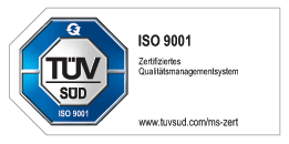 ISO 9001 Zertifikat